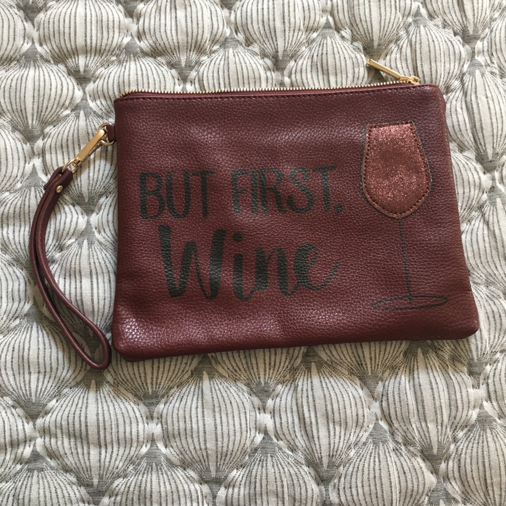 Merlot Colored Wine Clutch